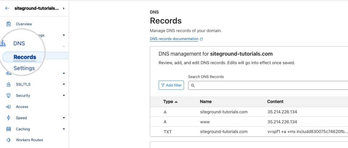 An external DNS zone editor for adding a DMARC record