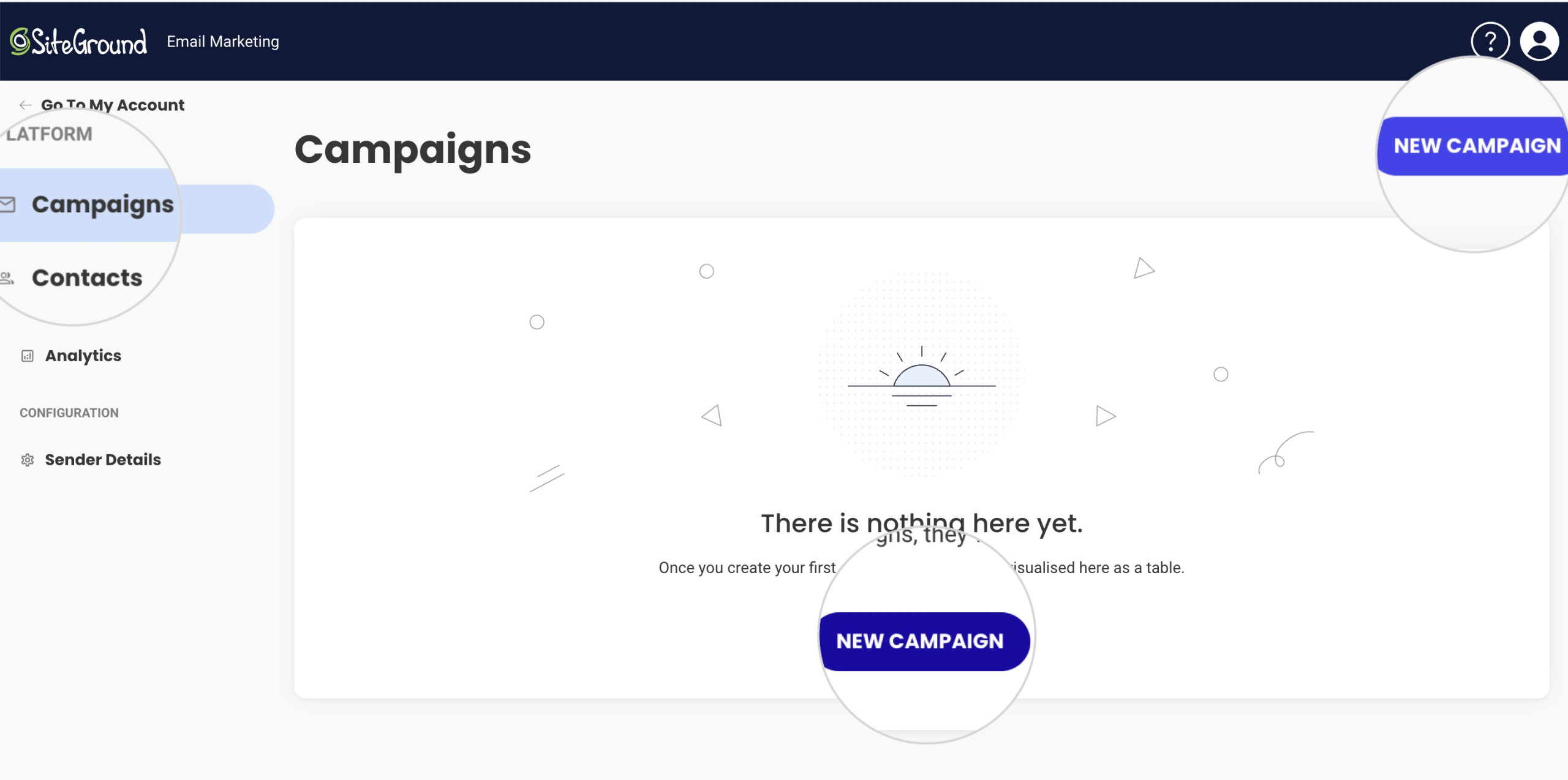 How to create a new campaign using SiteGround Email Marketing