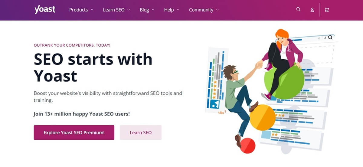 Yoast SEO Homepage