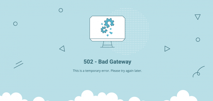 502 Bad Gateway Custom Page