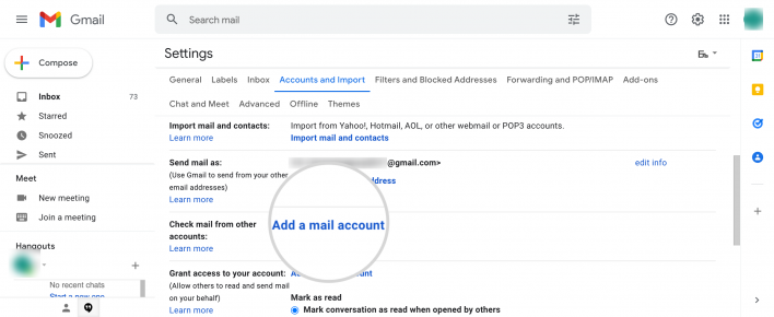 Add email account Gmail