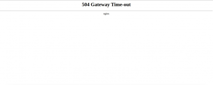 Gateway Timeout Nginx